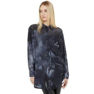 Killstar adventure time mesh button up top